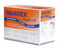 MAXITEX DUPLEX PF rękawiczki chirurgiczne, lateksowe, bezpudrowe 